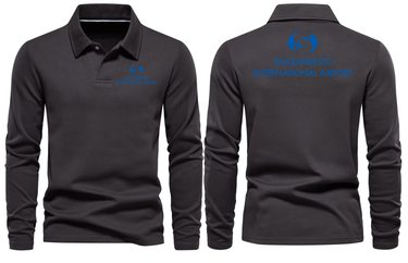 SACRAMENTO AIRPORT LONG SLEEVE POLO